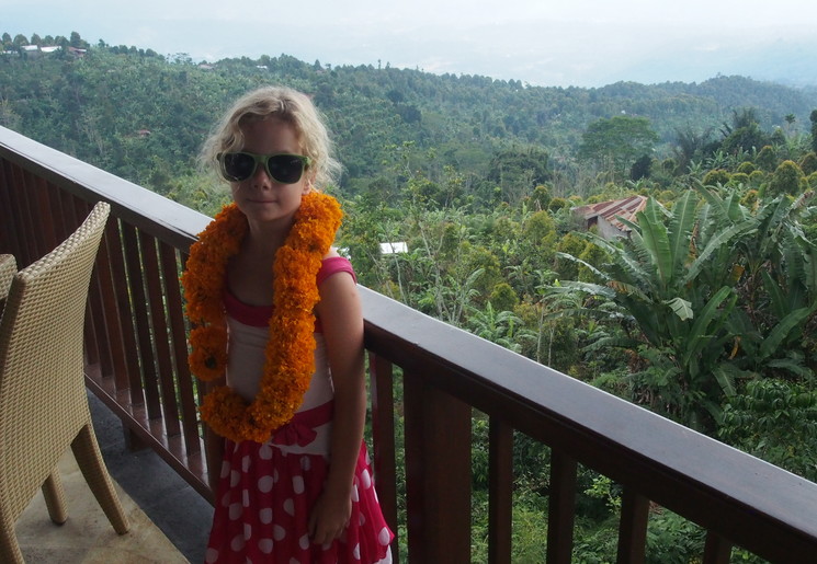 Kinderen in de bergen bij Munduk, Bali